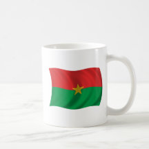 Flagge von Burkina Faso Kaffee Haferl