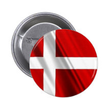 Flagge von Dänemark Button
