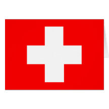 Flagge von der Schweiz Karten