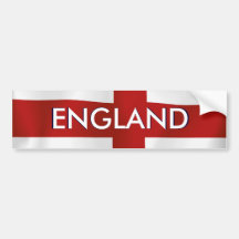 Flagge von England Autoaufkleber
