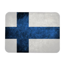 Flagge von Finnland Flexibler Magnet