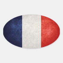 Flagge von Frankreich Aufkleber