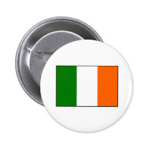 Flagge von Irland Anstecknadelbutton