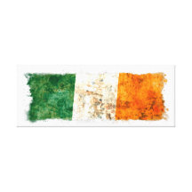 Flagge von Irland Galerie Falt Leinwand
