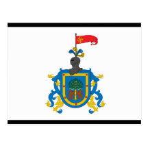 Flagge von Jalisco (Wappenkunde) Postkarten