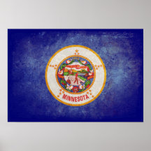 Flagge von Minnesota Posterdrucke