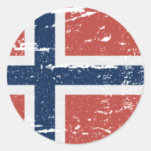 FLAGGE VON NORWEGEN AUFKLEBER
