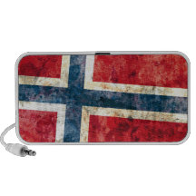 Flagge von Norwegen Mp3 Lautsprecher