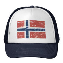 FLAGGE VON NORWEGEN RETROMÜTZE
