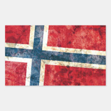 Flagge von Norwegen Sticker