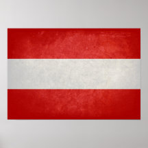 Flagge von Österreich Plakate