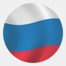 Flagge von Russland Stickers