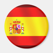 Flagge von Spanien für Spanier weltweit Kühlschrankmagnete