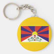 Flagge von Tibet Schlüsselband