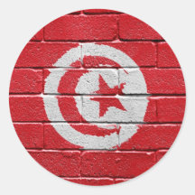 Flagge von Tunesien Sticker