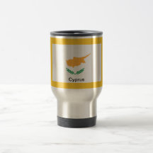 Flagge von Zypern Kaffee Haferl