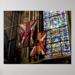 Flaggen an Beverley Münster [Kunst-Druck] Plakatdrucke