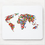 Flaggen-Karte Mousepad