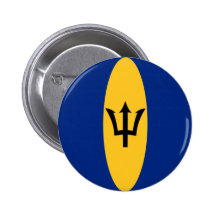 Flaggen-Knopf Barbados Fisheye Anstecknadelbutton