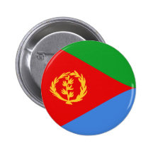 Flaggen-Knopf Eritreas Fisheye Anstecknadel