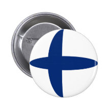Flaggen-Knopf Finnlands Fisheye Anstecknadelbuttons