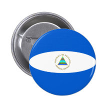 Flaggen-Knopf Nicaraguas Fisheye Button