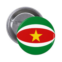 Flaggen-Knopf Surinams Fisheye Anstecknadel