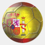 Flaggen-Plattengeschenke des Spanien-Schmutzballs  Sticker
