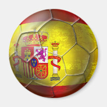 Flaggen-Plattengeschenke des Spanien-Schmutzballs  Kühlschrankmagnet