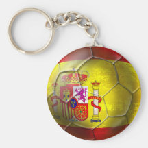 Flaggen-Plattengeschenke des Spanien-Schmutzballs  Schlüsselband