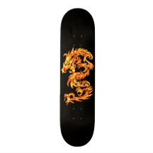 Flame Dragon Skate Board Deck
