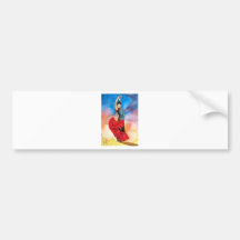 FLAMENCO-TÄNZER-Wasserfarbe Auto Sticker