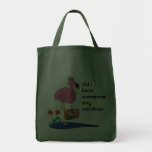 Flamingo auf Ferien-Tasche