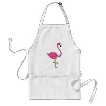 Flamingo Schürze