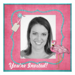 Flamingo-Themed Party Einladung