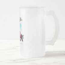 Flamingo-Weihnachtsren Tee Tasse