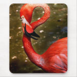 Flamingokopf unten gekurvt mauspads