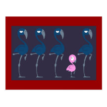 Flamingos Postkarten