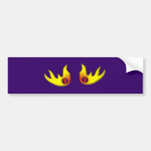 Flammen Augen flames eyes Auto Aufkleber