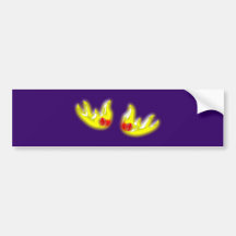 Flammen Augen flames eyes Autoaufkleber