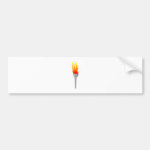 Flammen Fackel flames torch Autoaufkleber