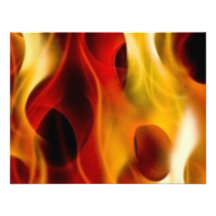 Flammen Personalisierte Ankündigung