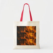 Flammen und Feuer Tragetasche
