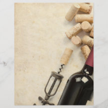 Flasche Wein Bedruckte Flyer