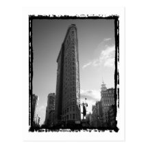 Flatiron Gebäude-Foto Postkarte