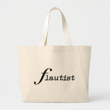 Flautist Leinentasche