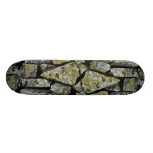 Flechten auf Wand Personalisiertes Skateboard