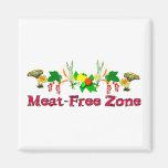 Fleisch-Freie Zone Kühlschrankmagnete