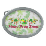 Fleisch-Freie Zone Ovale Gürtelschnallen