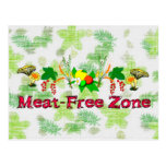 Fleisch-Freie Zone Postkarten